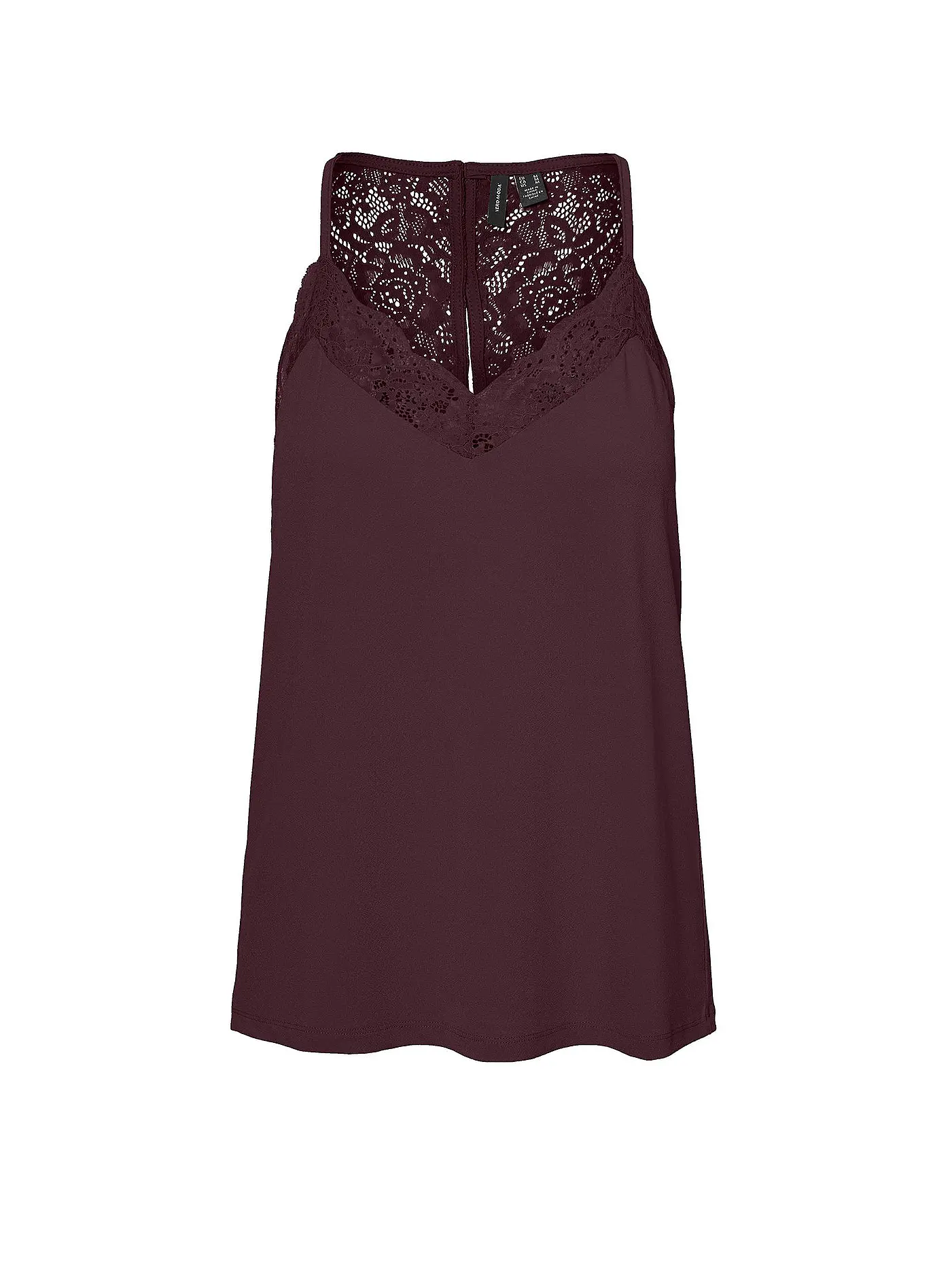 VERO MODA | Top VMANA | dunkelrot